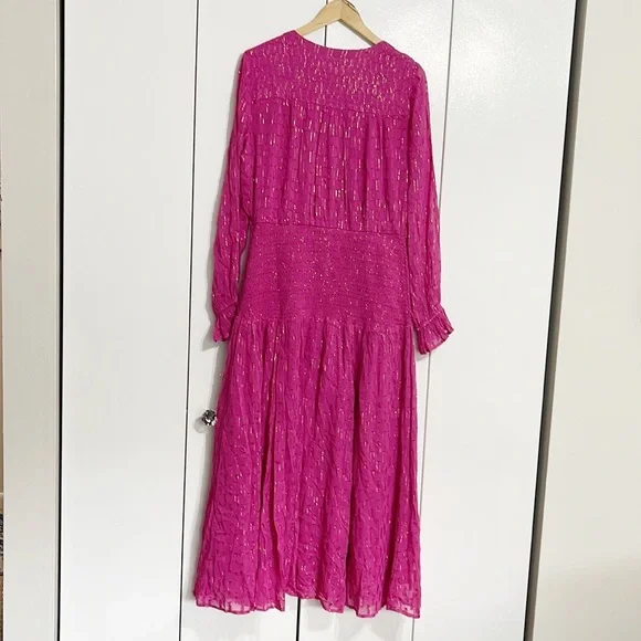 Anthropologie Smocked Maxi Dress - Picture 8 of 11